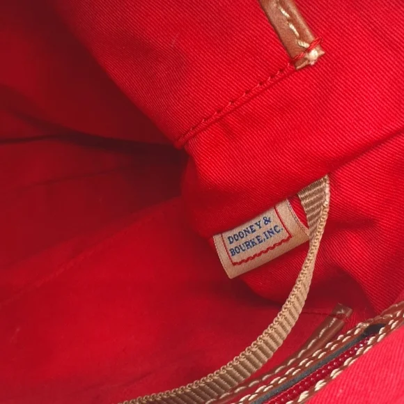 Like New Dooney & Bourke Blue Gray Crossbody Leather Bag - Picture 6 of 12